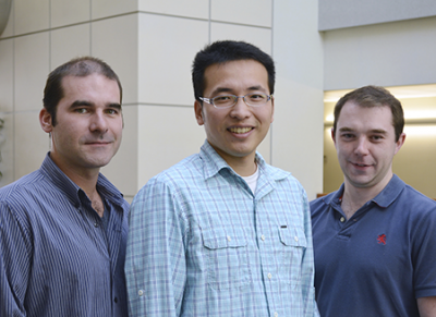 Photo of Michael Kurczy, Mingliang Fang and H. Paul Benton