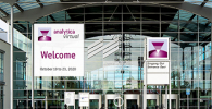 View of the entrance to analytica virtual