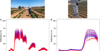 Photos and spectra from the experimental setup