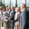 Photo of HRH Princess Anne meeting Renishaw staff